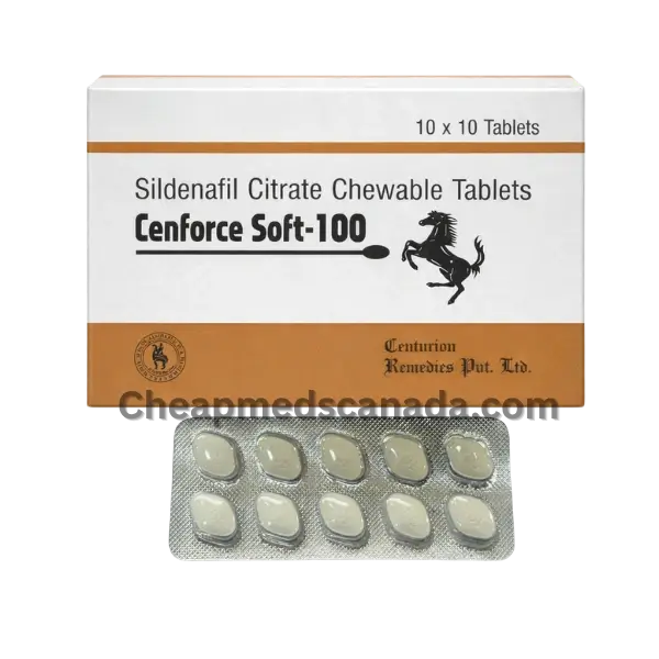 Cenforce Soft 100 mg – Chewable Tablets