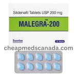 Malegra 200 mg – Strong Sildenafil Tablet
